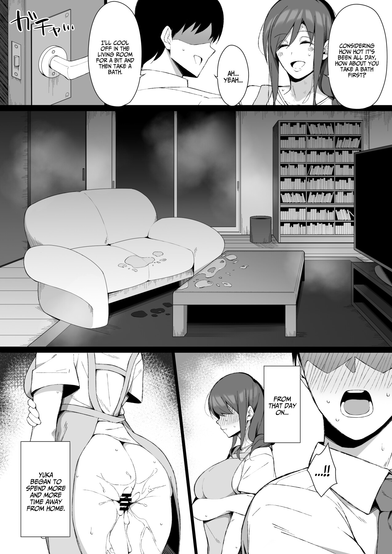 Hentai Manga Comic-Degeneracy of a Neat Housewife for a Man-Read-22